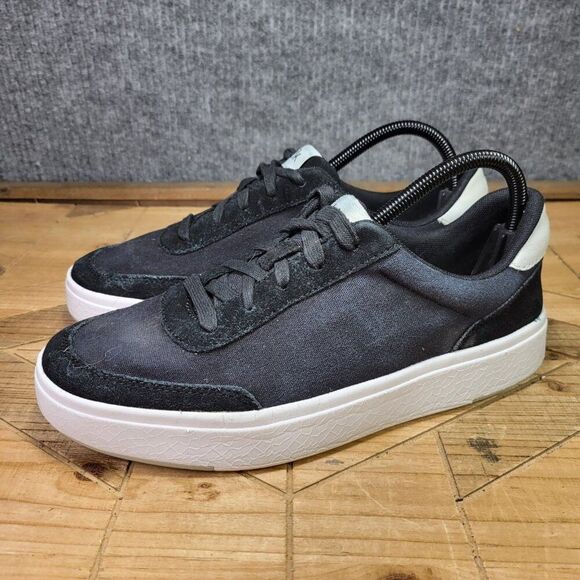 Kizik Prague Black Hands Free Athletic Canvas Sneakers Womens 9.5‎ Wide Mens 8 - Picture 2 of 11